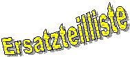 Ersatzteilliste